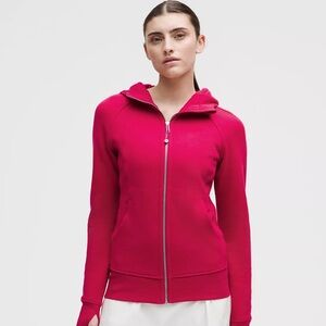 Lululemon Scuba Zip Up size 2 Hot Pink